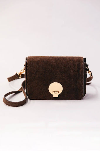 Amalfi Crossbody-Small Italian Leather Suede