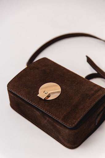 Amalfi Crossbody-Small Italian Leather Suede