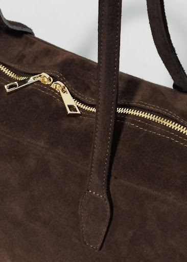 Viaggio Romantico Duffel- Italian Leather Slouchy Suede Duffel / Weekender