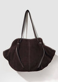 La Bella Tote- Italian Suede Lether