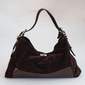 Bella Hobo-Italian Leather Suede Mocha