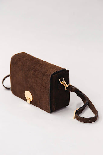 Amalfi Crossbody- Leather Suede